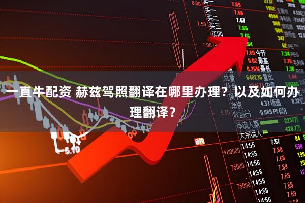 一直牛配资 赫兹驾照翻译在哪里办理？以及如何办理翻译？
